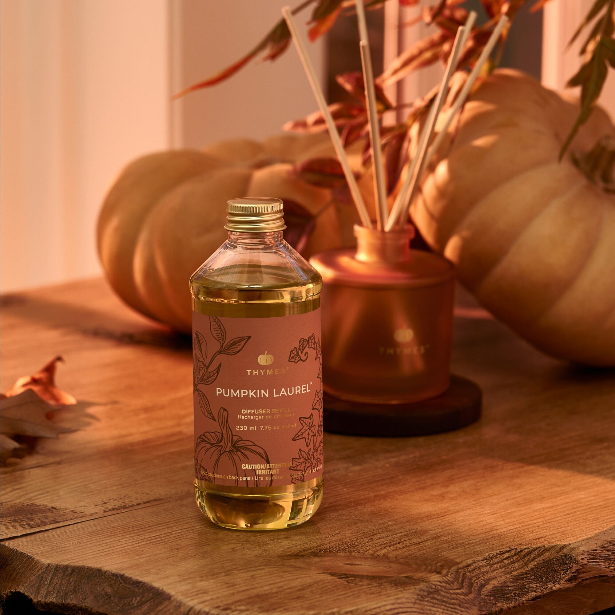 Pumpkin Laurel Reed Diffuser Oil Refill | Thymes