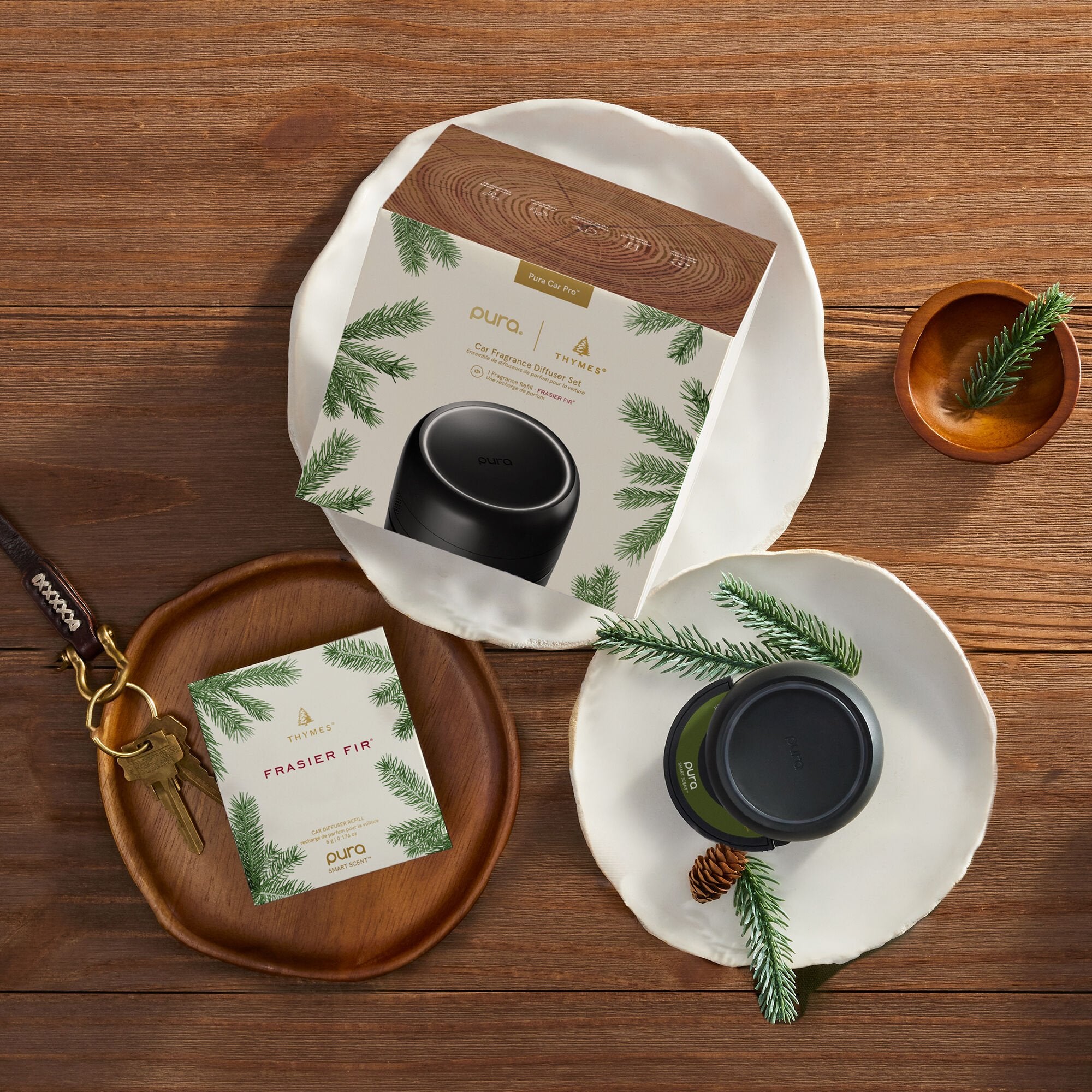 Frasier Fir Pura Car Pro Diffuser Refill 2-Pack Bundle