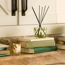 Thymes Frasier Fir Heritage Pine Needle Reed Diffuser on shelf