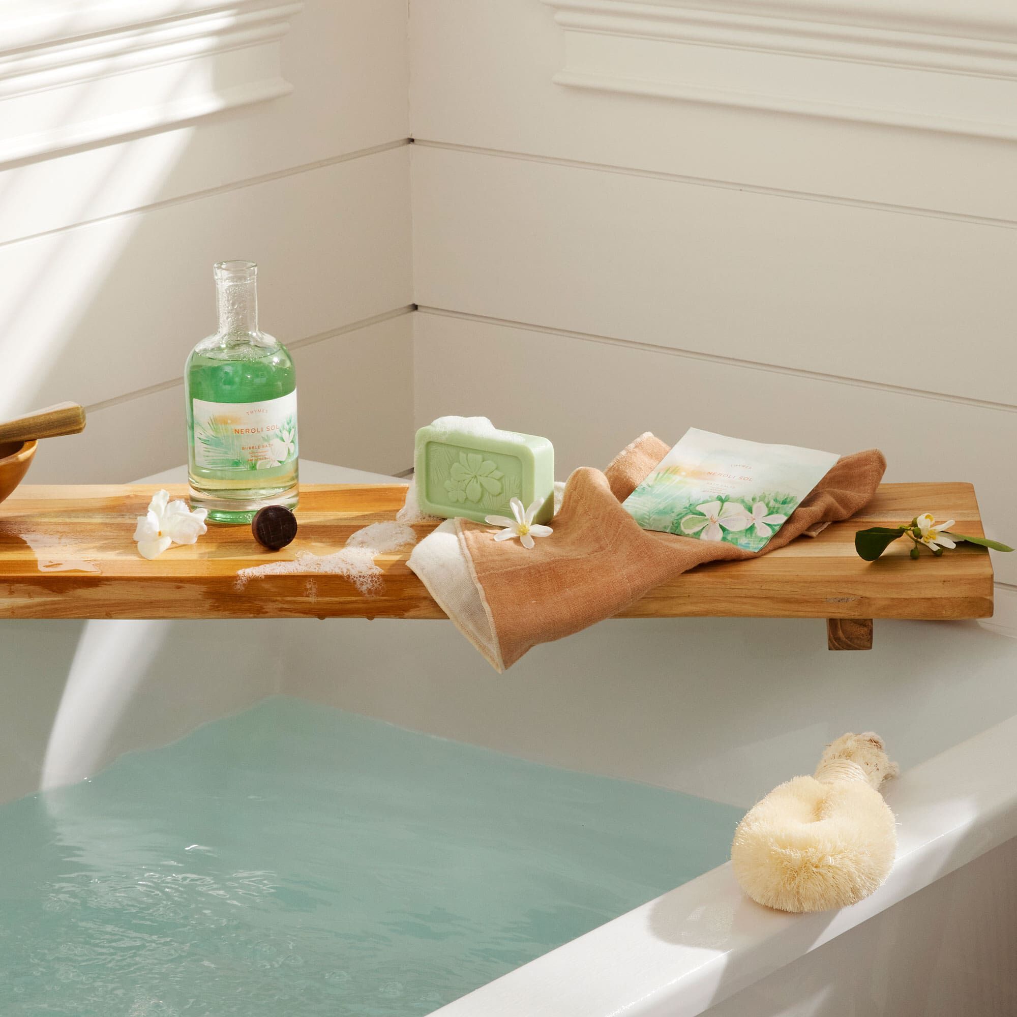 Neroli Sol Tropical Floral-Scented Bath Salts Envelope | Thymes