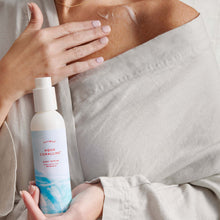 Thymes Aqua Coralline Body Serum formulated with moisturizing Argan oil