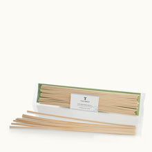 Set of diffuser reed refills in a box with a visible brand label on a white background