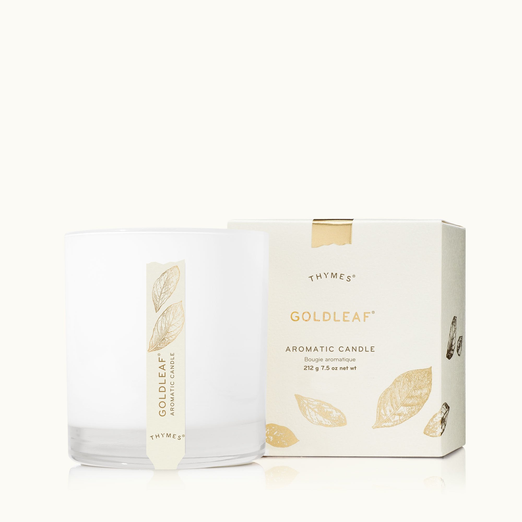 Gold Leaf Floral Fragrance Candle | Thymes
