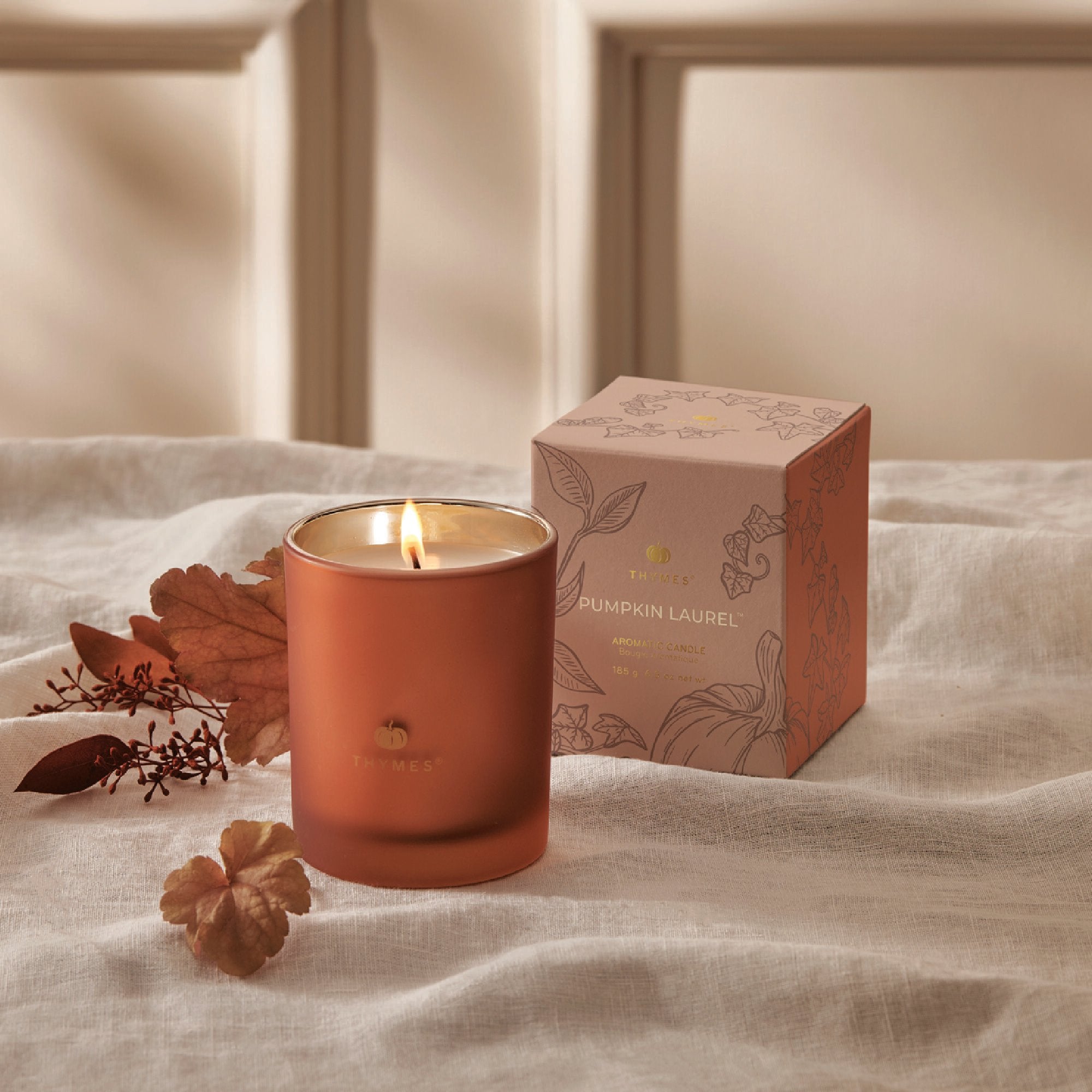 Pumpkin Laurel Aromatic Candle | Thymes