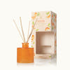 Thymes Mandarin Coriander Petite Diffuser with Rattan Reeds and Spiced Citrus Fragrances