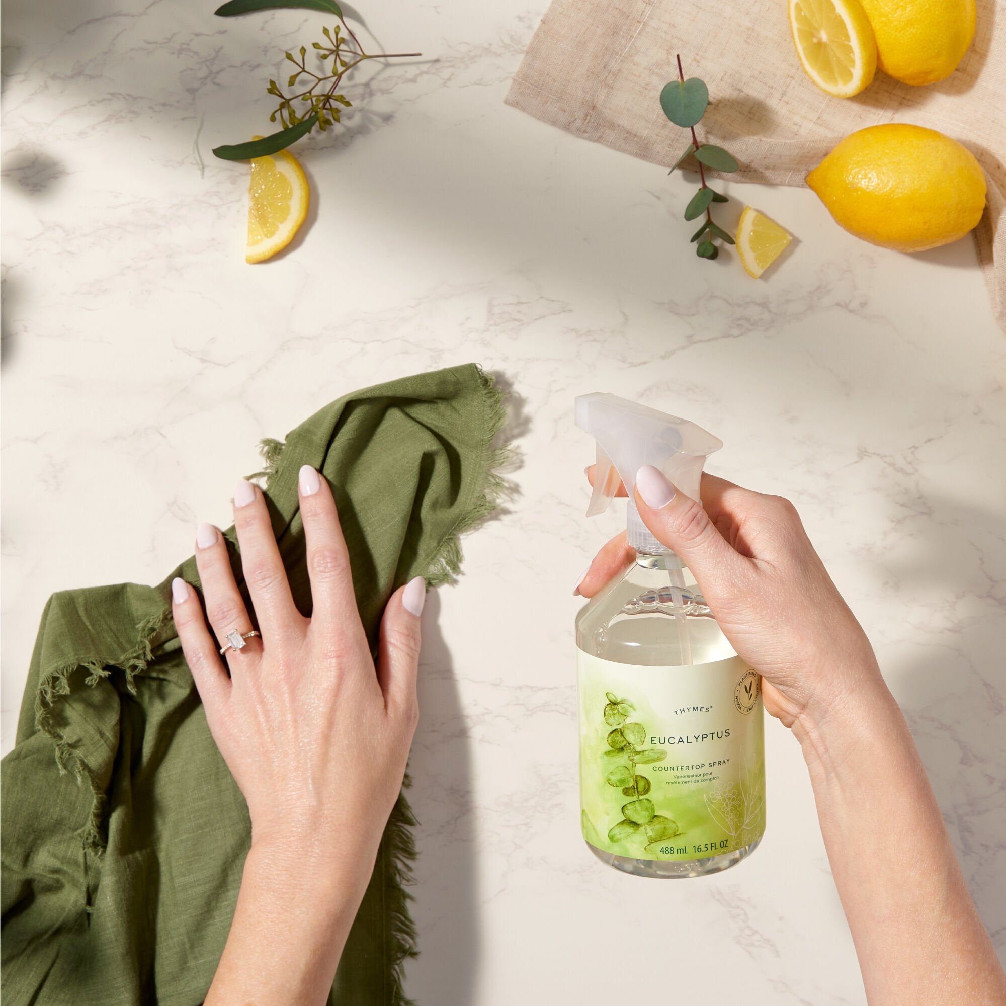 Thymes Countertop Sprays featuring the Eucalyptus fragrance