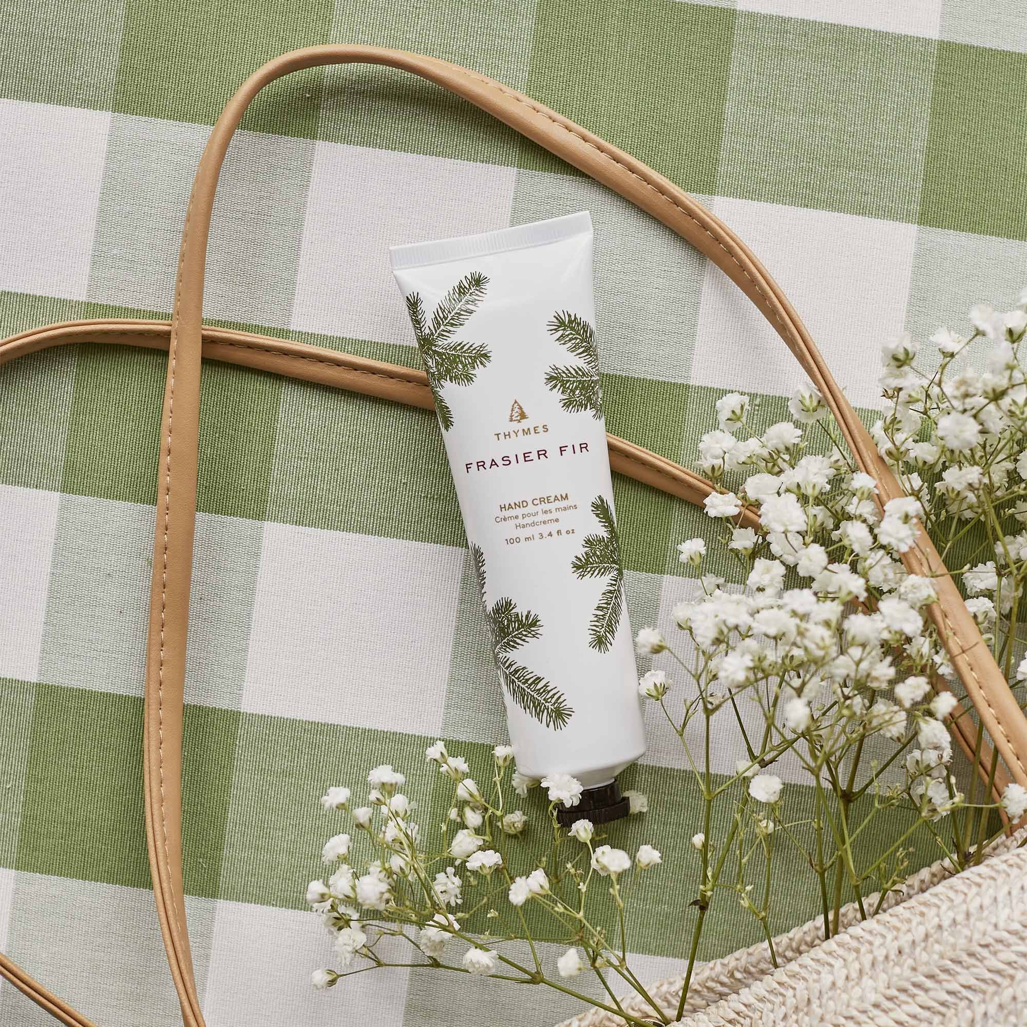 Thymes Hand Lotions and Creams featuring Frasier Fir Hand Cream