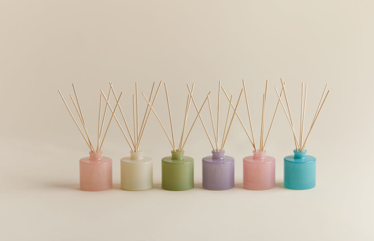 Thymes Reed Diffusers in a variety of colors