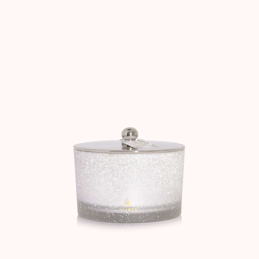 Frasier Fir Flocked 3Wick Poured Candle Thymes