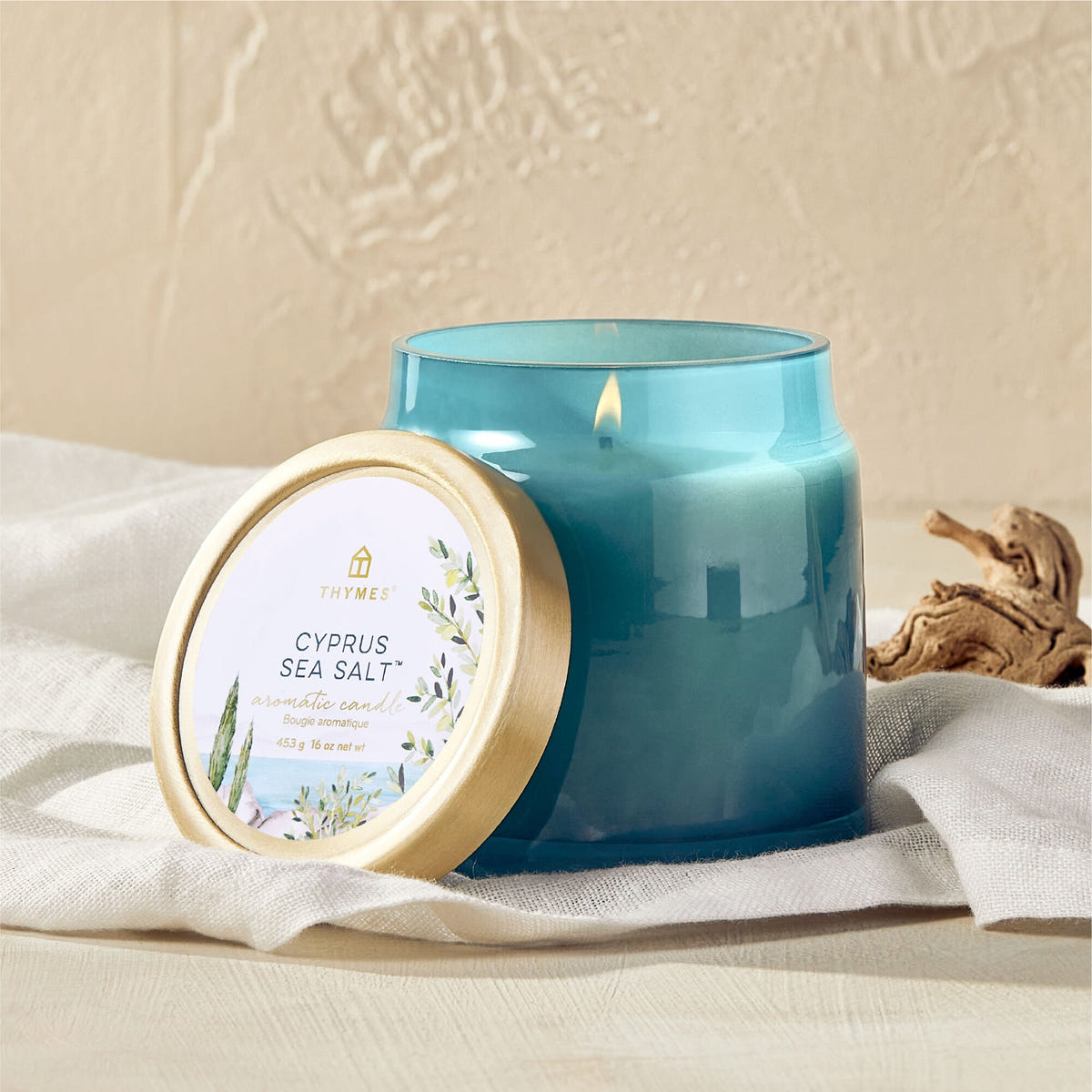 Alternate image of Cyprus Sea Salt Statement Poured Candle