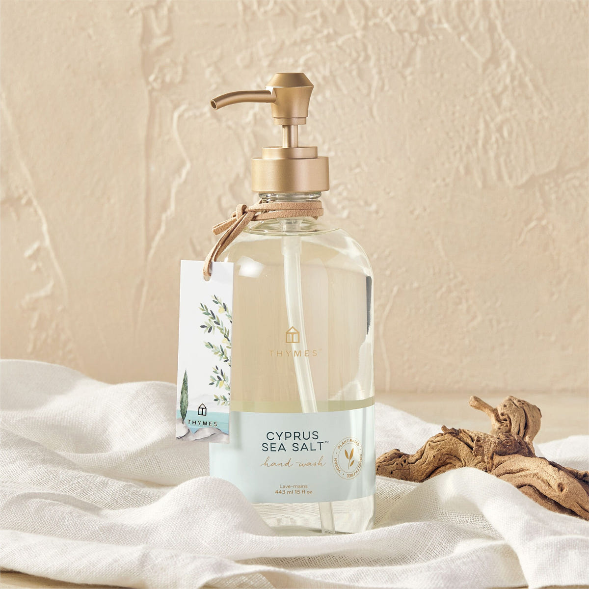 Alternate image of thymes cyprus sea salt large hand wash