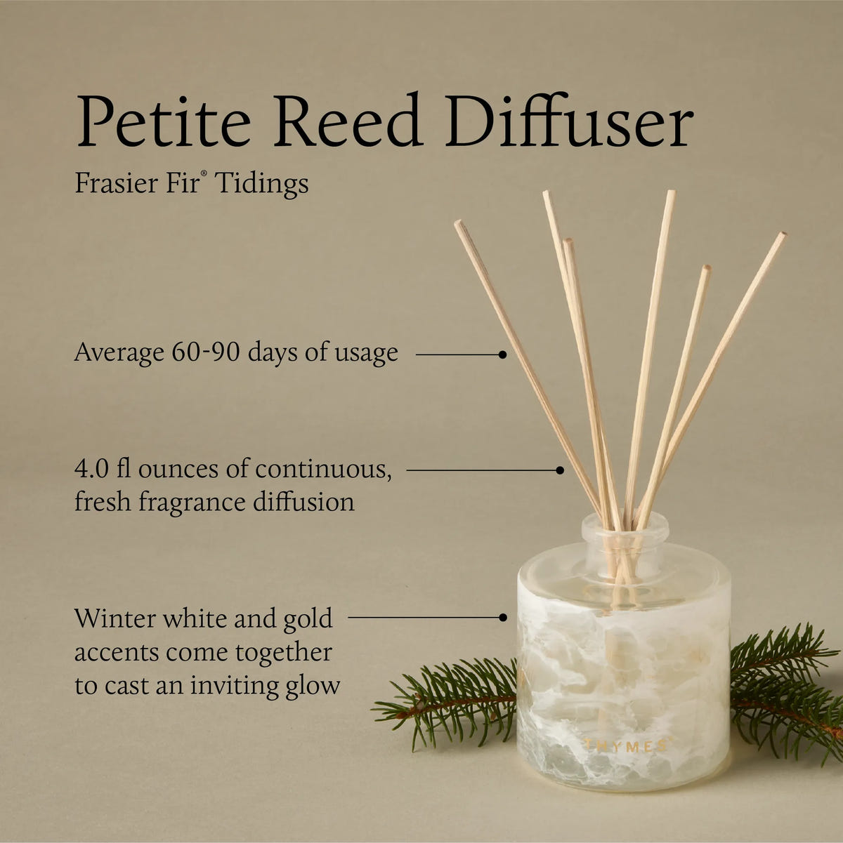 Frasier Fir® Tidings Petite Reed Diffuser