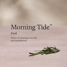 'Morning Tide' with rosemary on a beige background