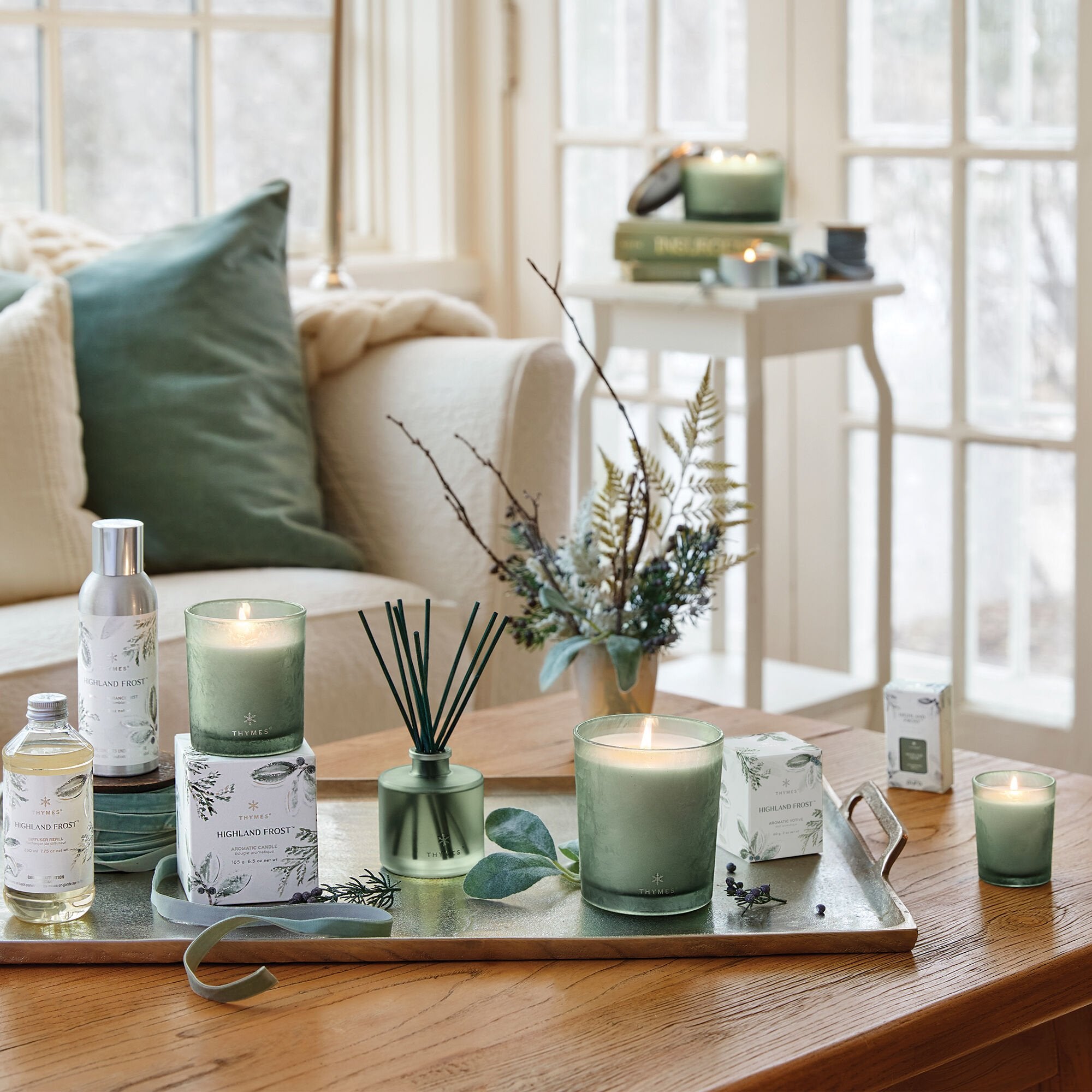 Thymes Highland Frost Candle