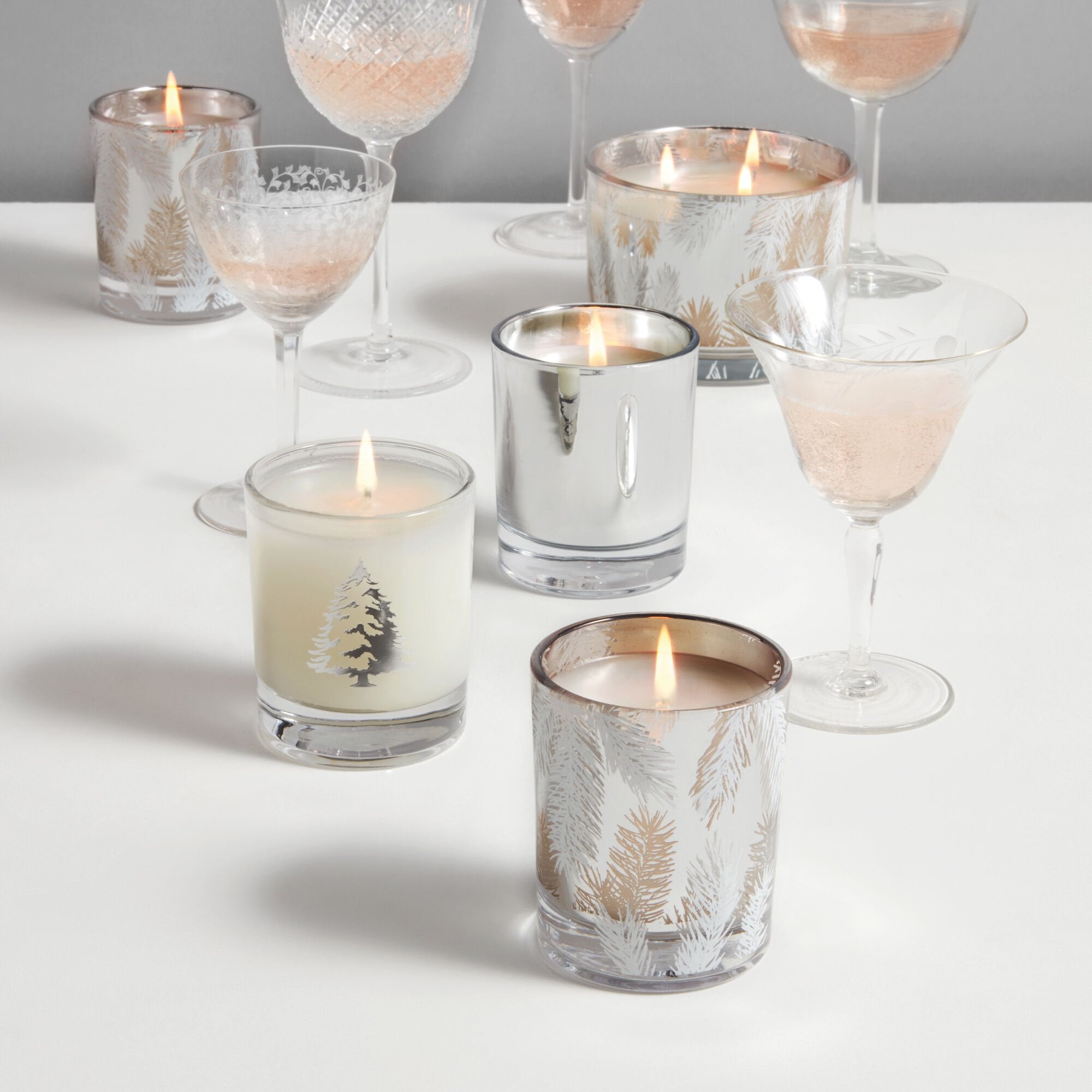 Frasier Fir Statement Candle Collection Lit