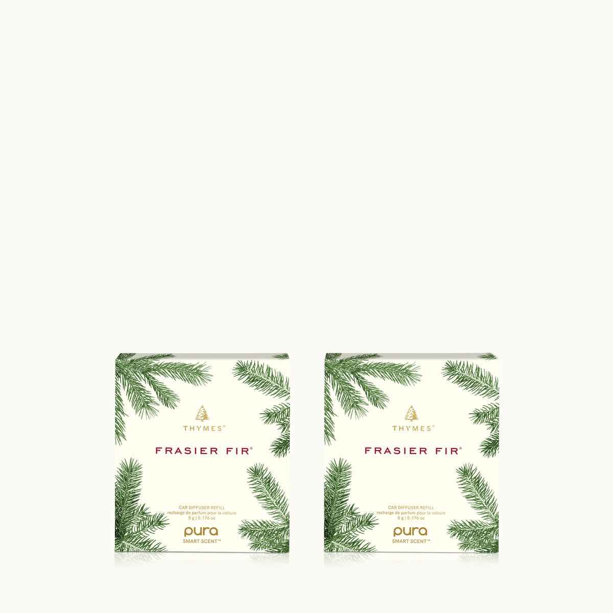 Frasier Fir Pura Car Pro Diffuser Refill 2-Pack Bundle