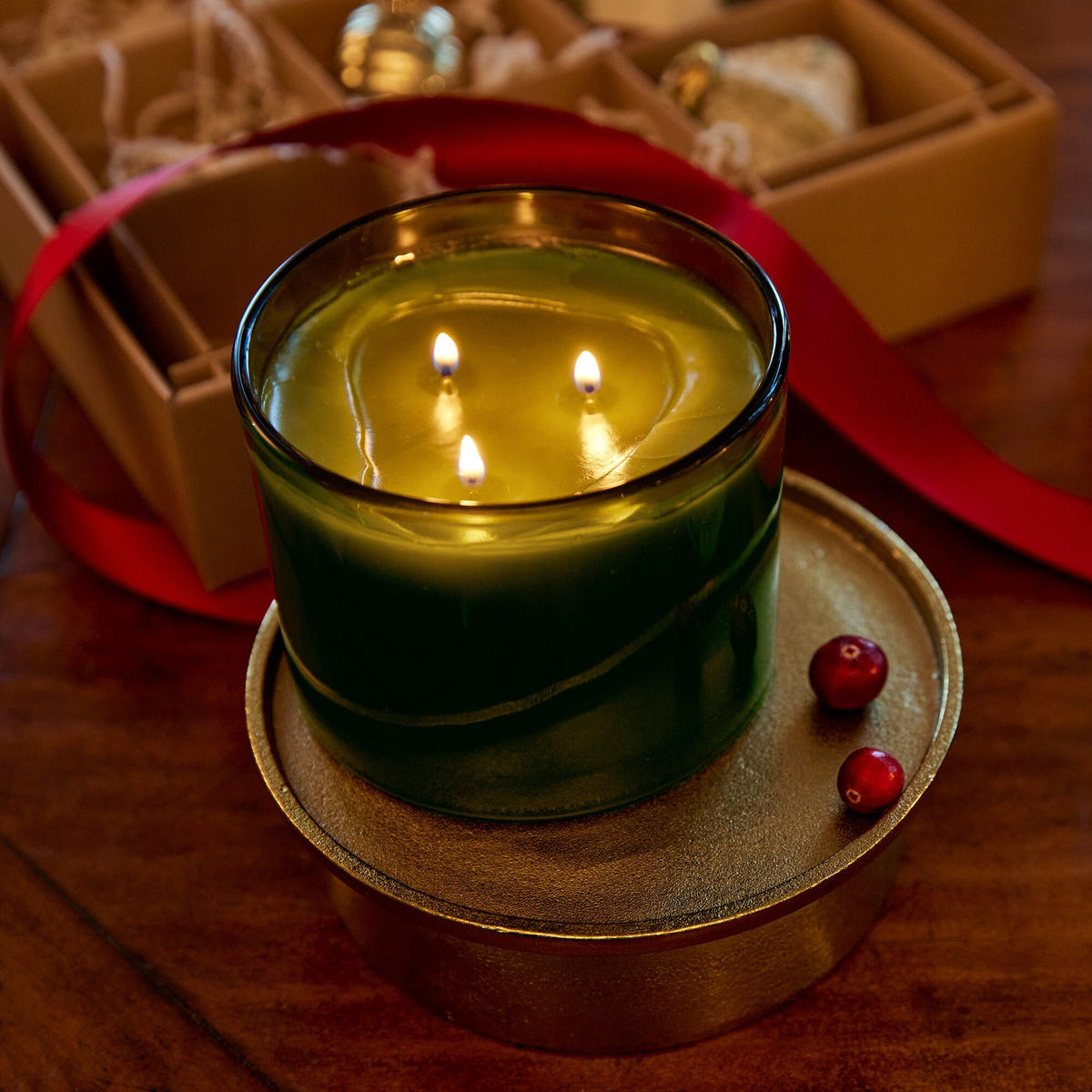 Frasier Fir® Green 3-Wick Candle