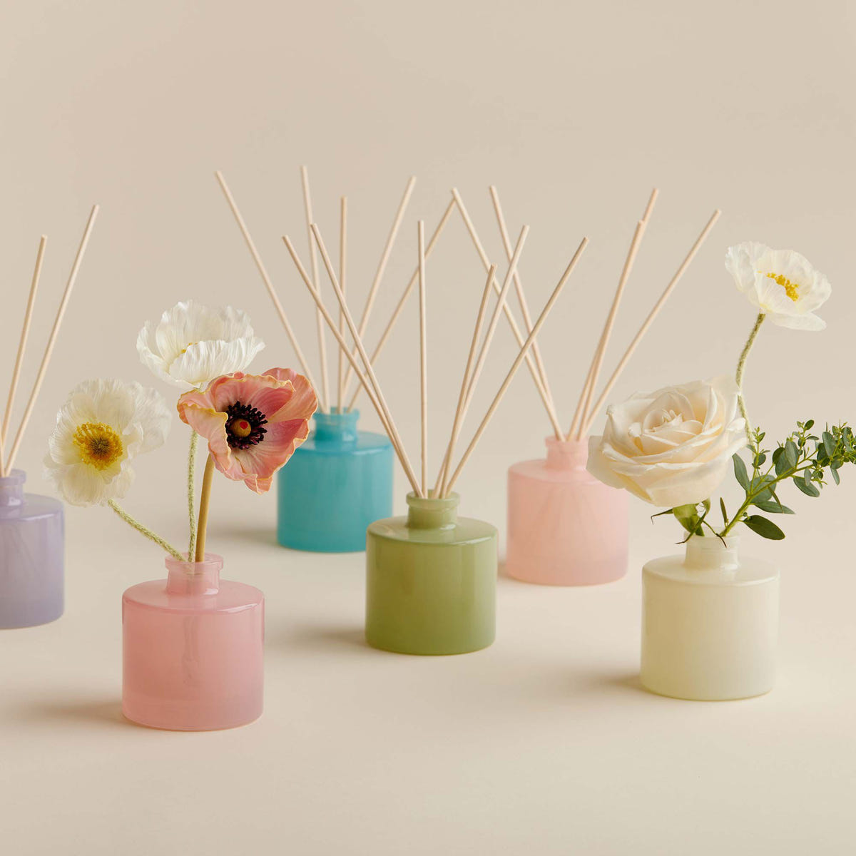 Alternate image of Thymes Eucalyptus Petite Reed Diffuser with other Bath & Body petite reed diffusers