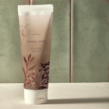 Thymes Sienna Sage Body Scrub on counter