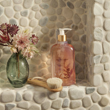 Thymes Sienna Sage Body Wash On Shower Shelf