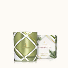 Frasier Fir Frosted Plaid Poured Candle