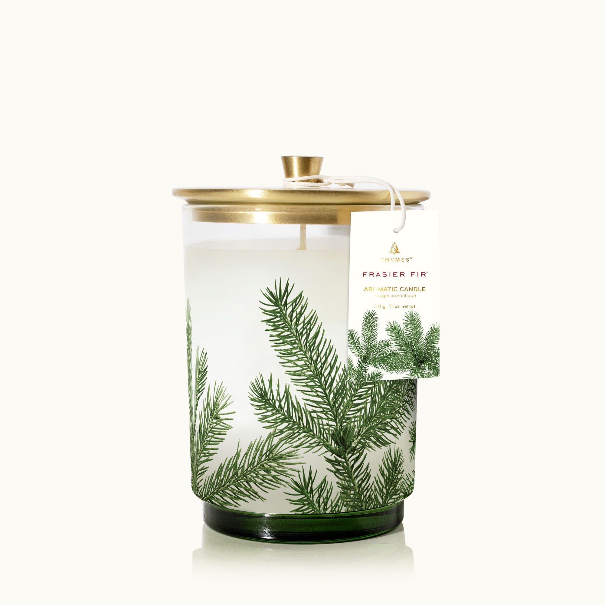 Frasier Fir Medium Pine Needle Candle Luminary - Thumbnail 5
