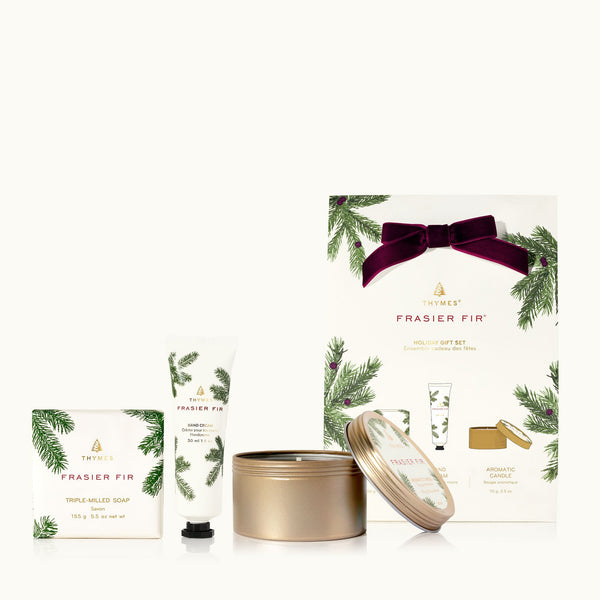 Thymes Frasier Fir Novelty Holiday Gift Set | Home Fragrance