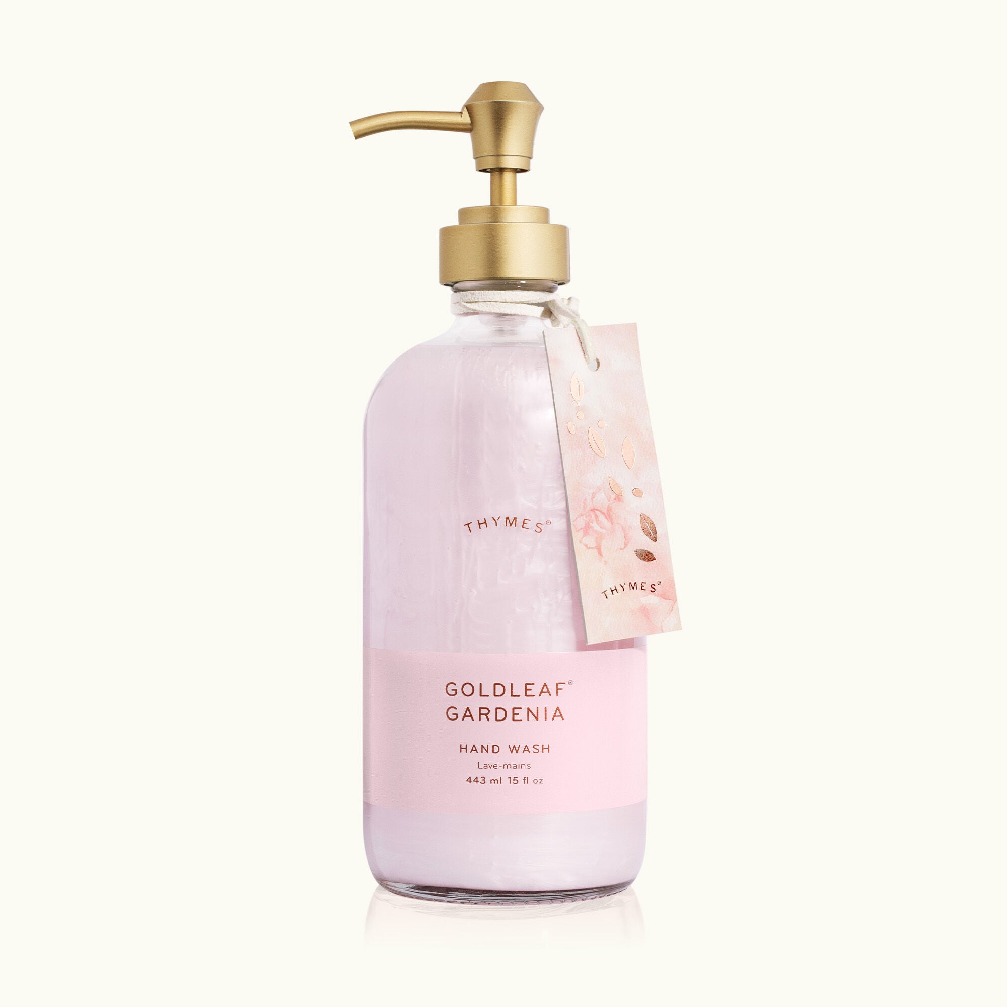 Thymes Goldleaf Gardenia Large Hand Wash