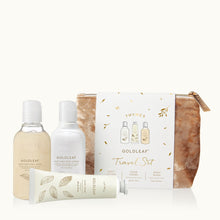 Thymes Goldleaf body wash, body lotion, and hand crème