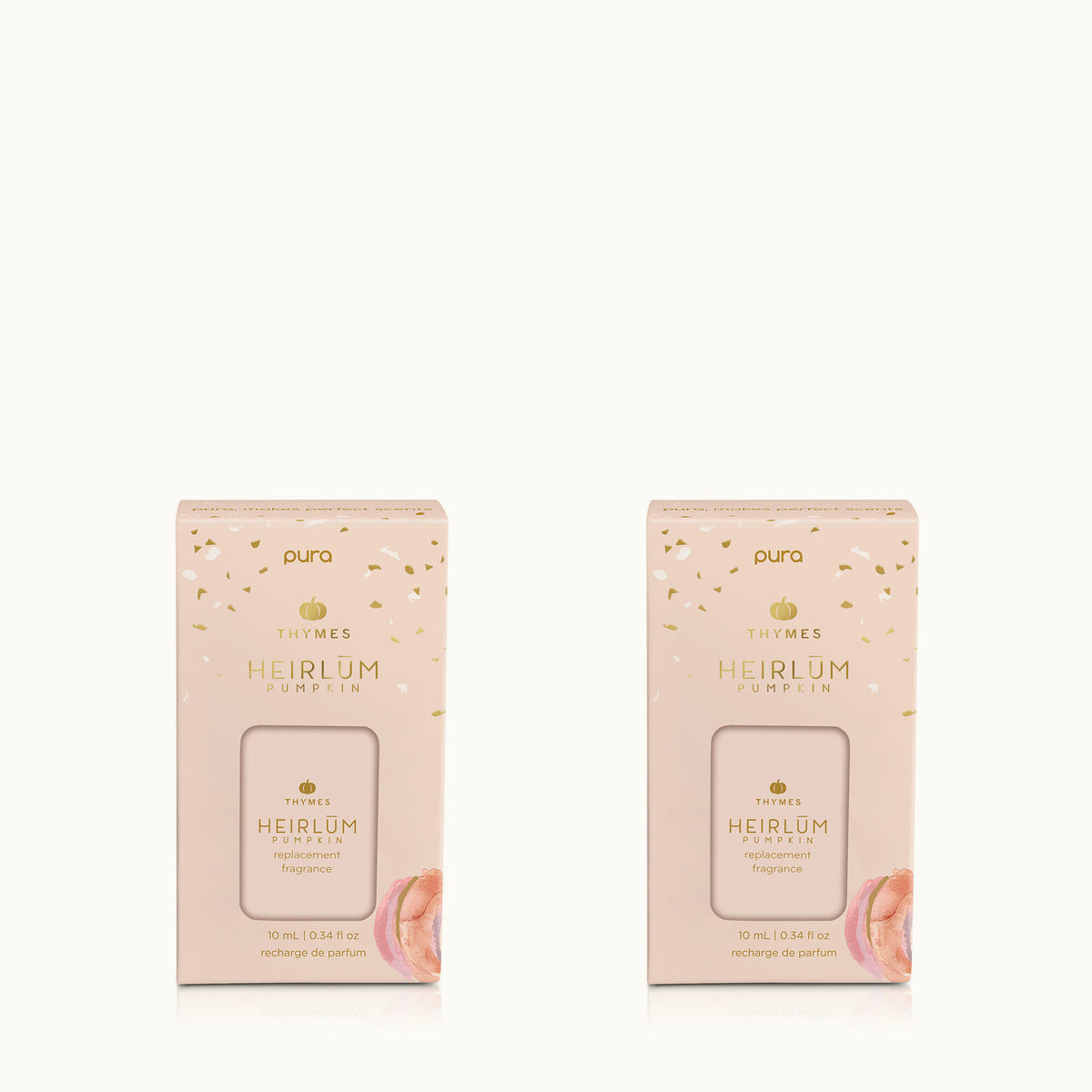 Thymes Heirlum Pumpkin Pura Diffuser Refill 2-Pack Bundle