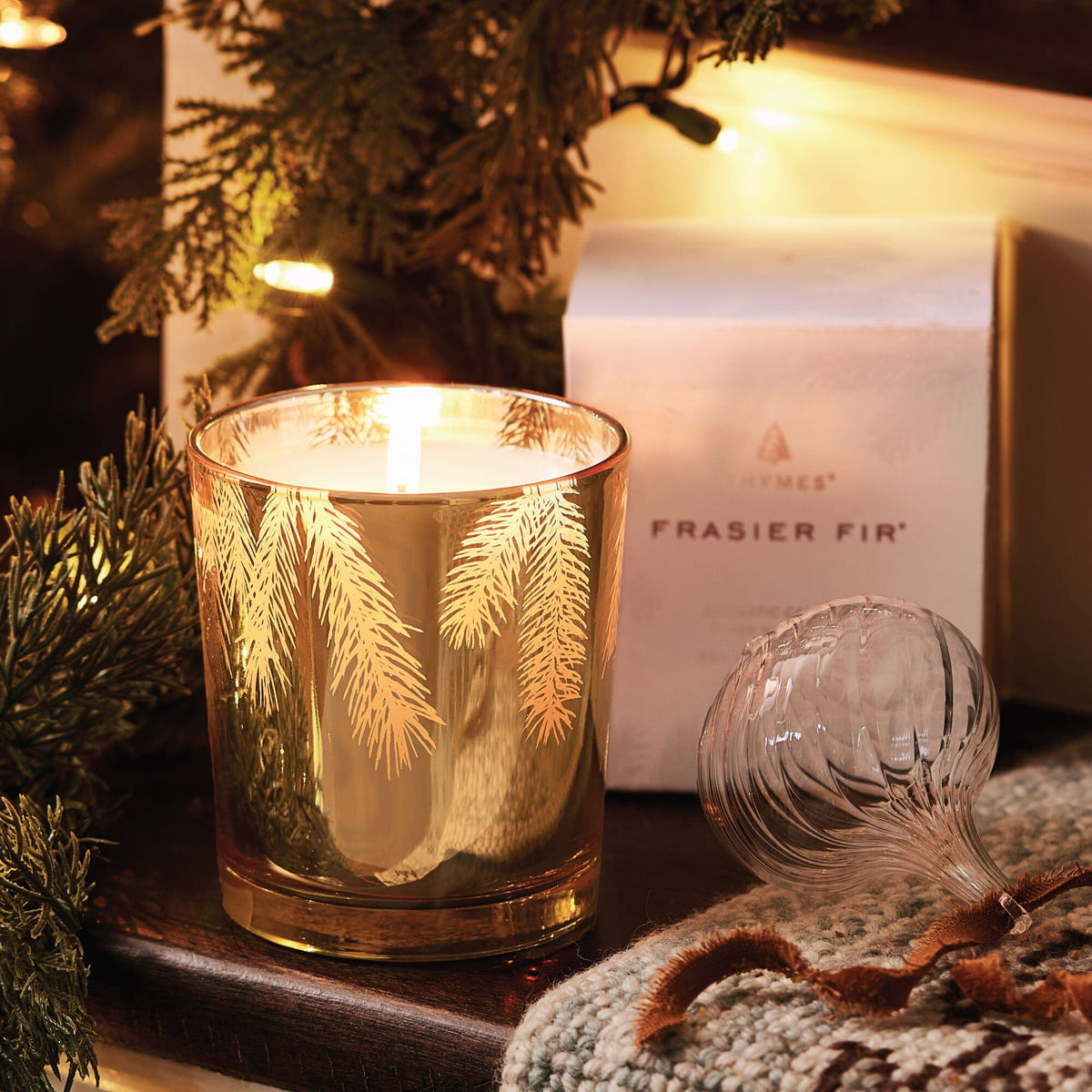 Alternate image of Frasier Fir Gold Poured Candle