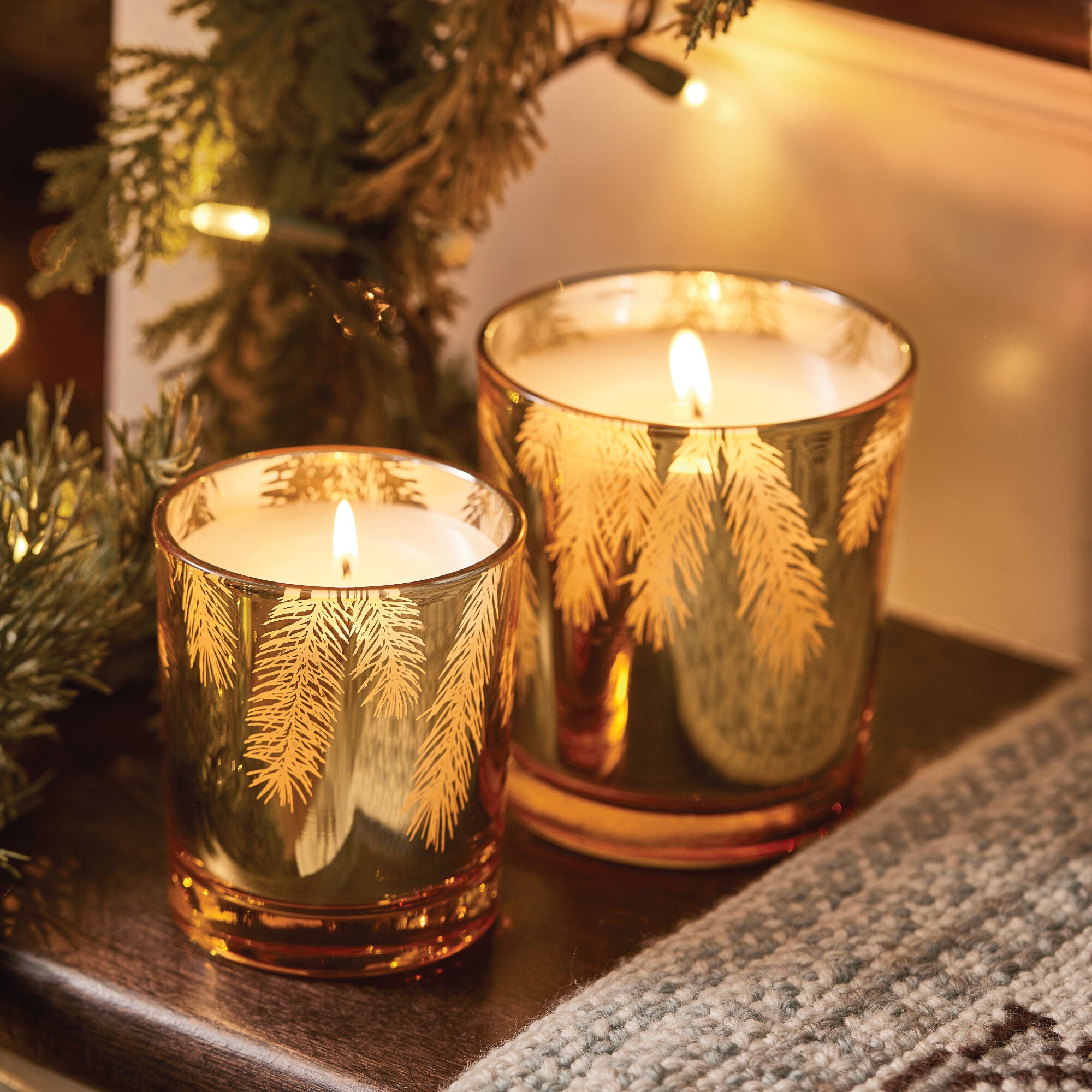 Frasier Fir Gold Poured Candle