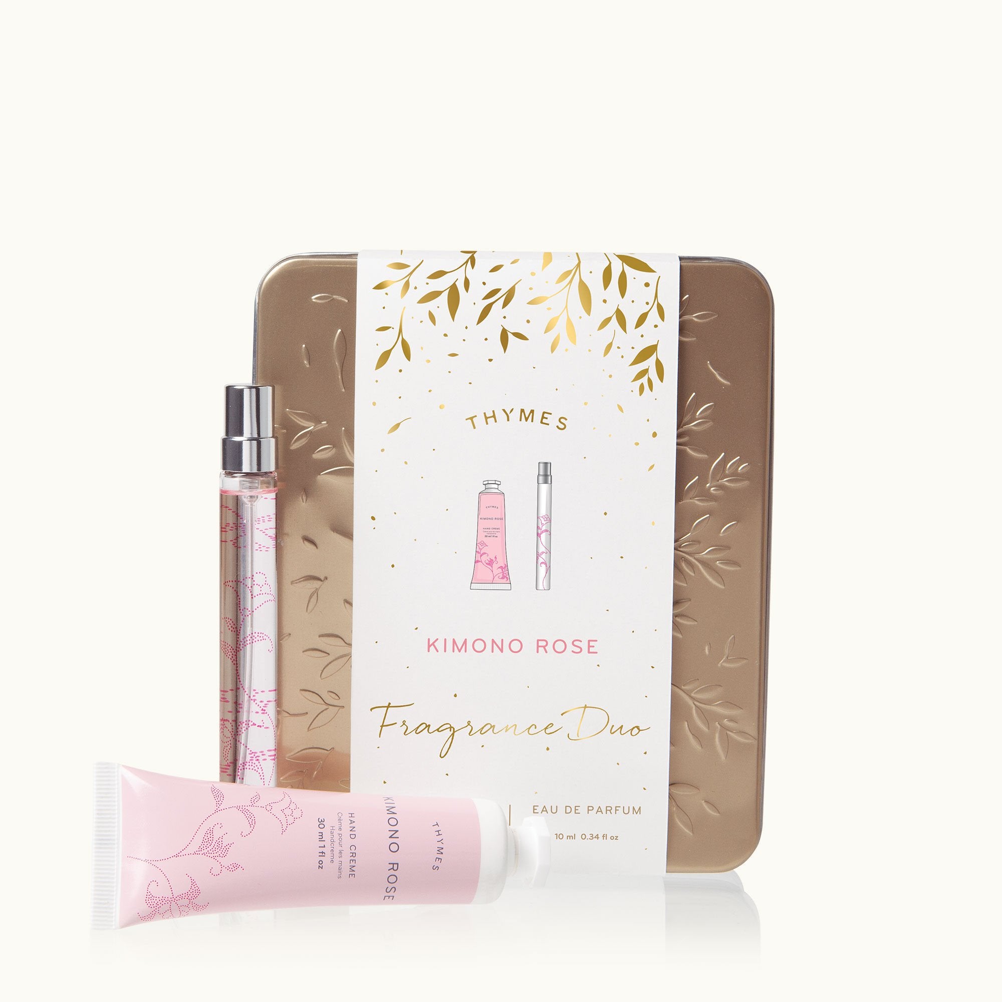 Thymes Kimono Rose Fragrance Duo Travel Size