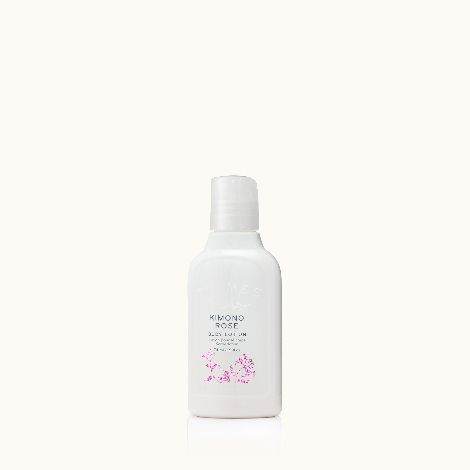 Thymes Kimono Rose Body Lotion petite size for travel