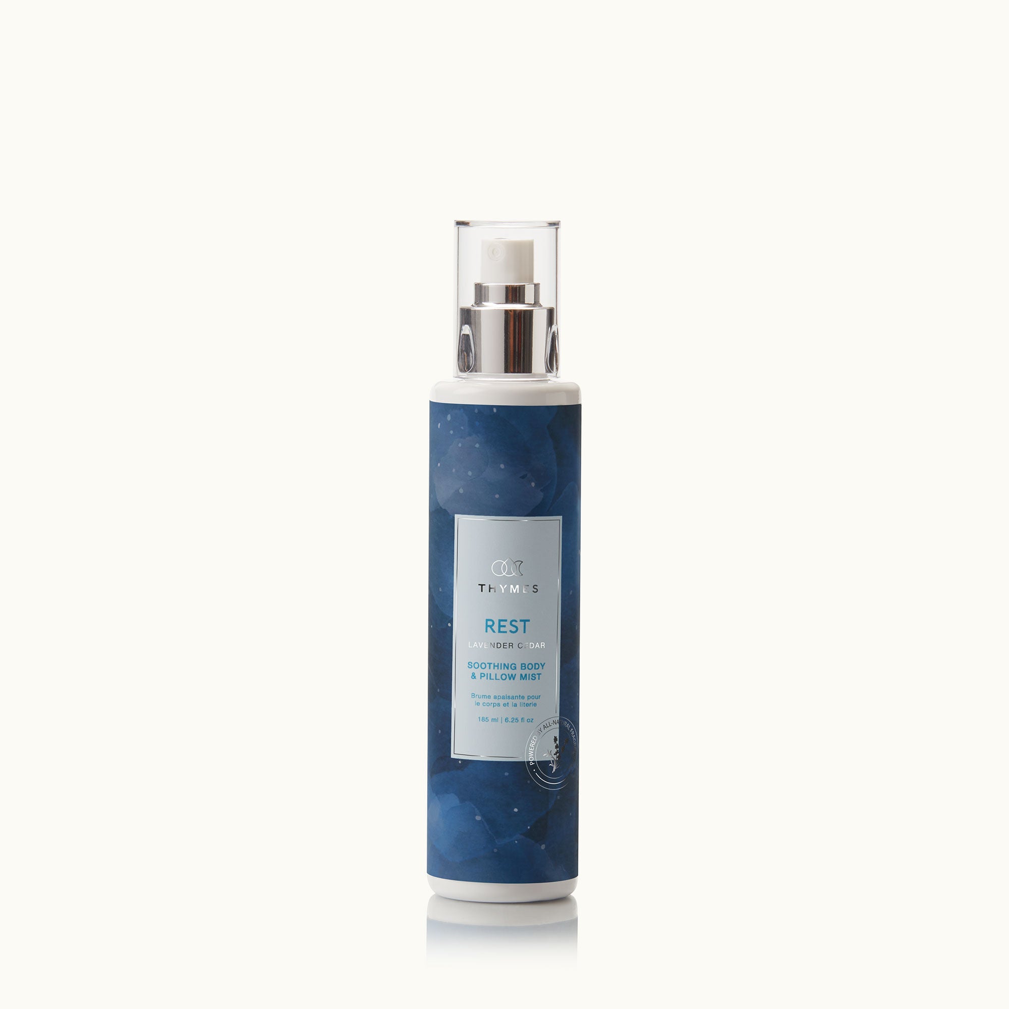 Thymes Wellness Rest Lavender and Cedar Soothing Body and Pillow Mist with natural ingredients