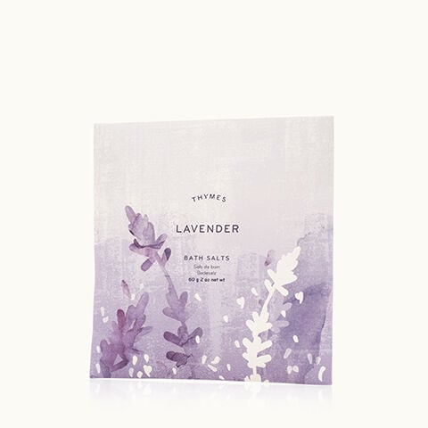 Thymes Lavender Bath Salts with Art Packaging