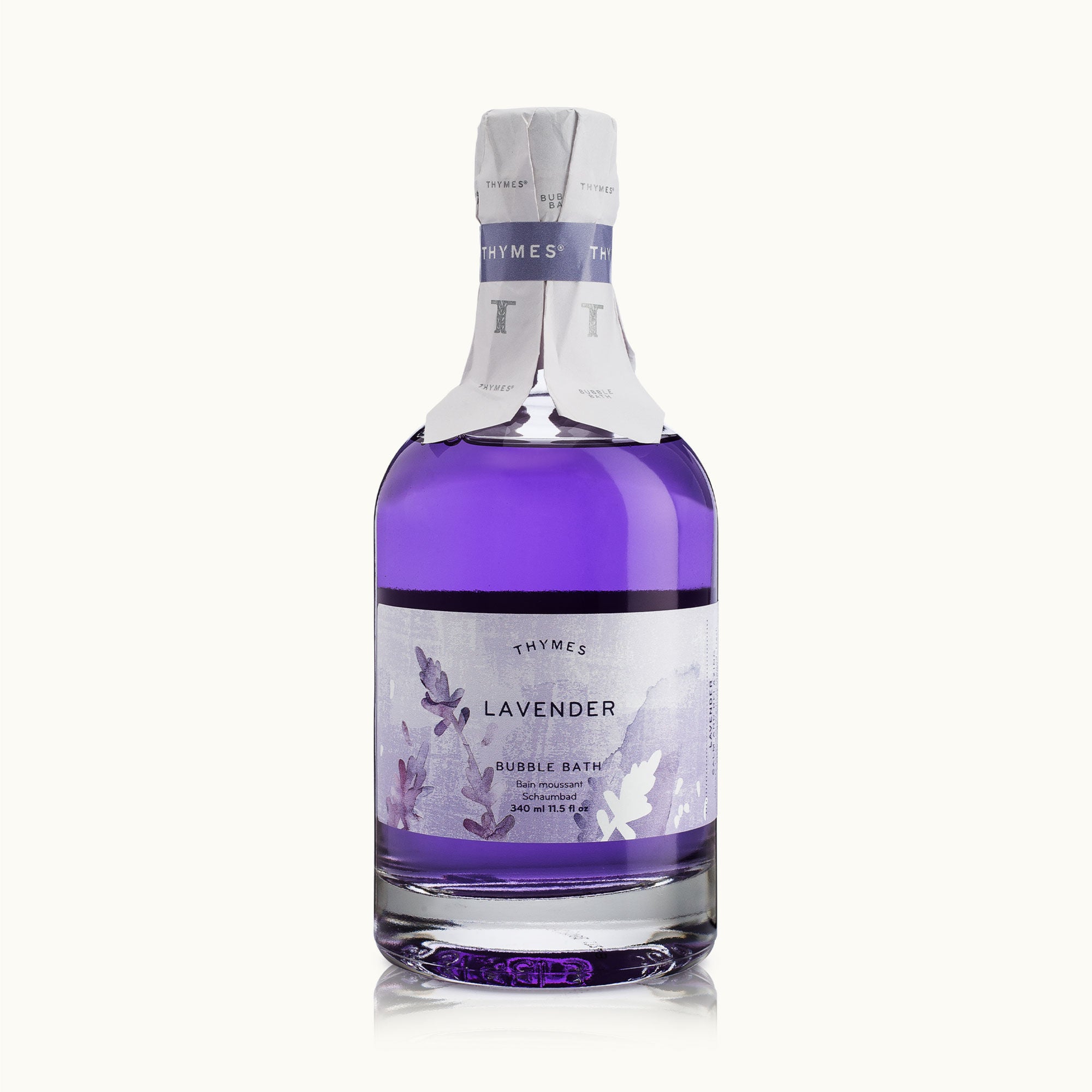 Thymes Lavender Bubble Bath for a Relaxing Spa Experience