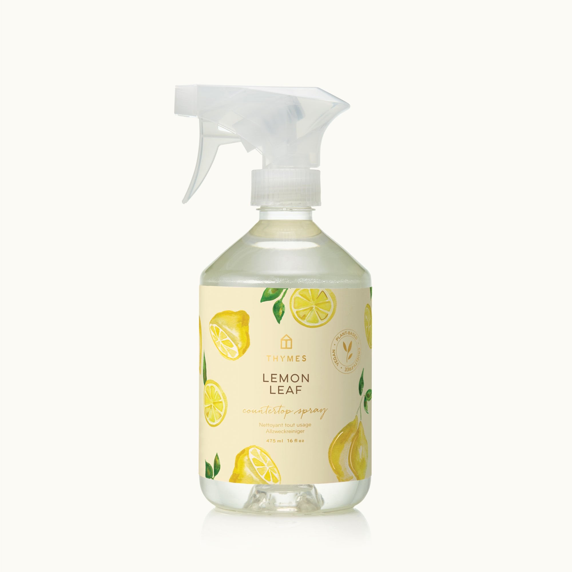 Thymes Lemon Leaf Countertop Spray is a Sparkling Kitchen Cleaner