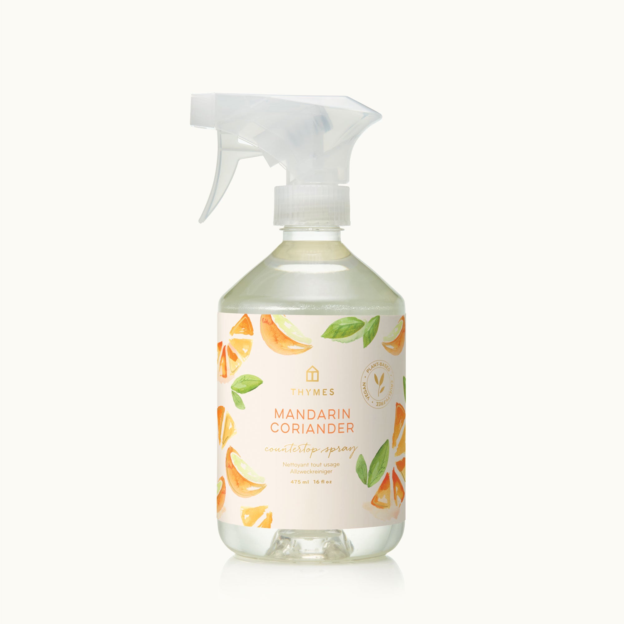 Thymes Mandarin Coriander Countertop Spray for Sparkling Countertops