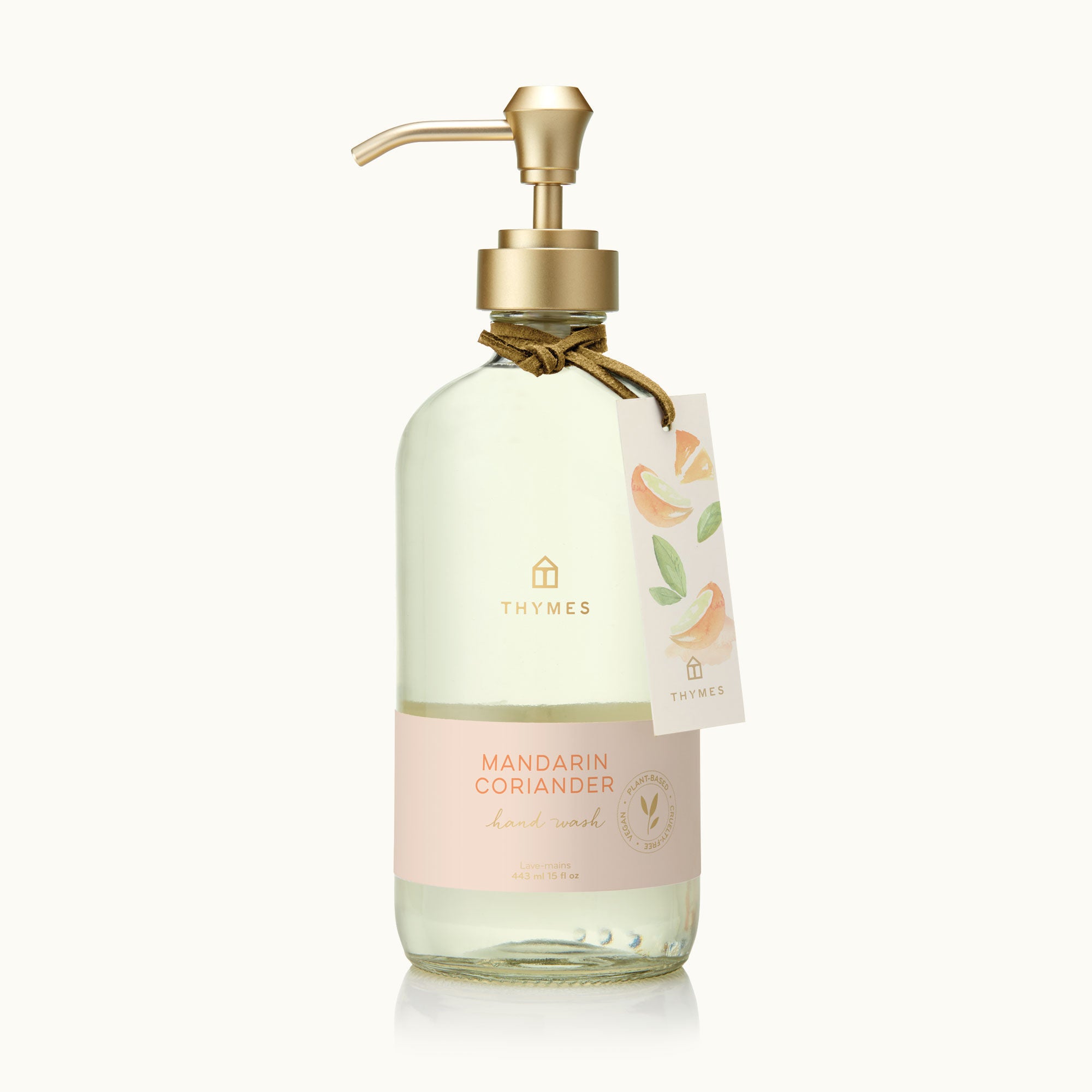 Thymes Mandarin Coriander Large Hand Wash to Cleanse and Decorate