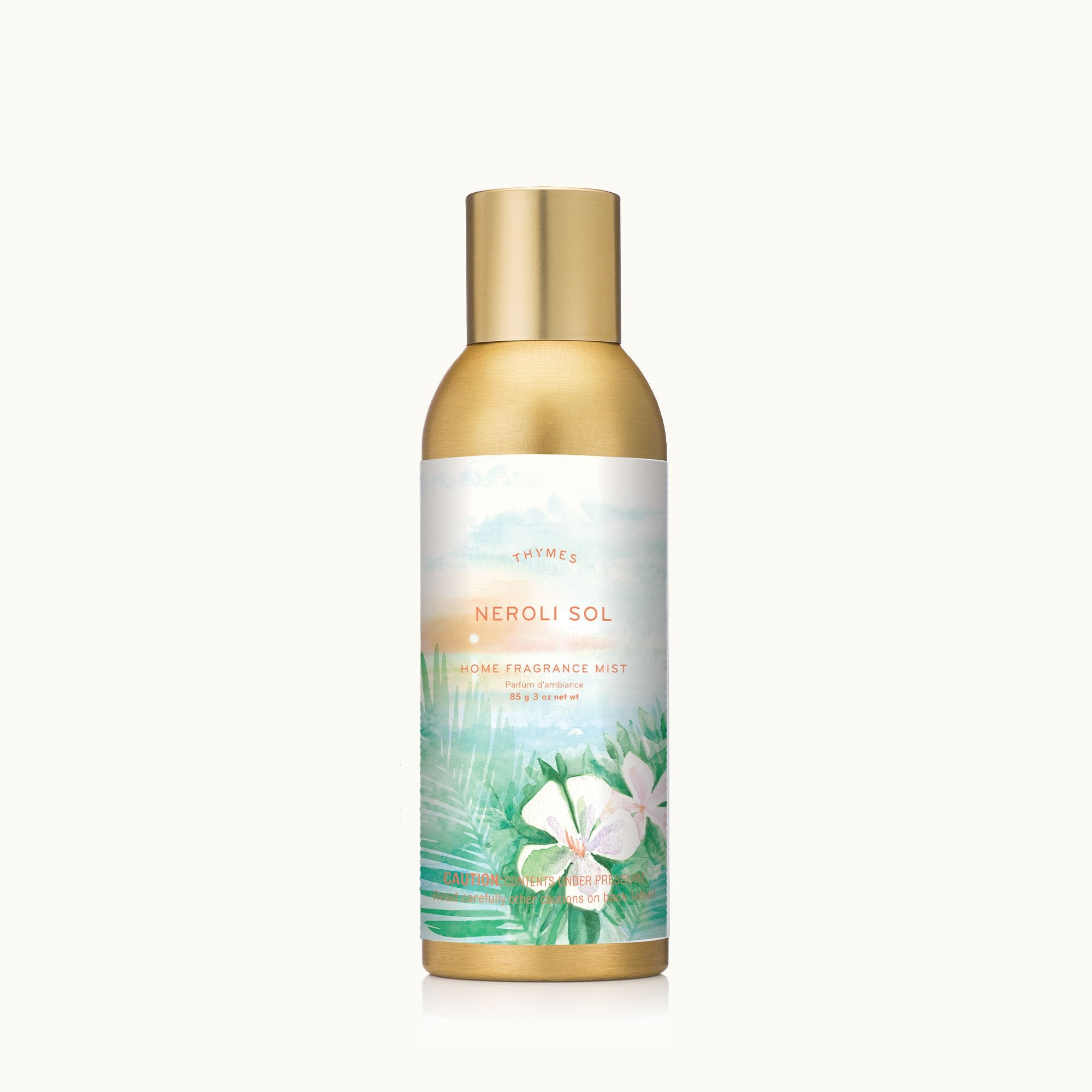 Thymes Neroli Sol Home Fragrance mist is a floral home fragrance