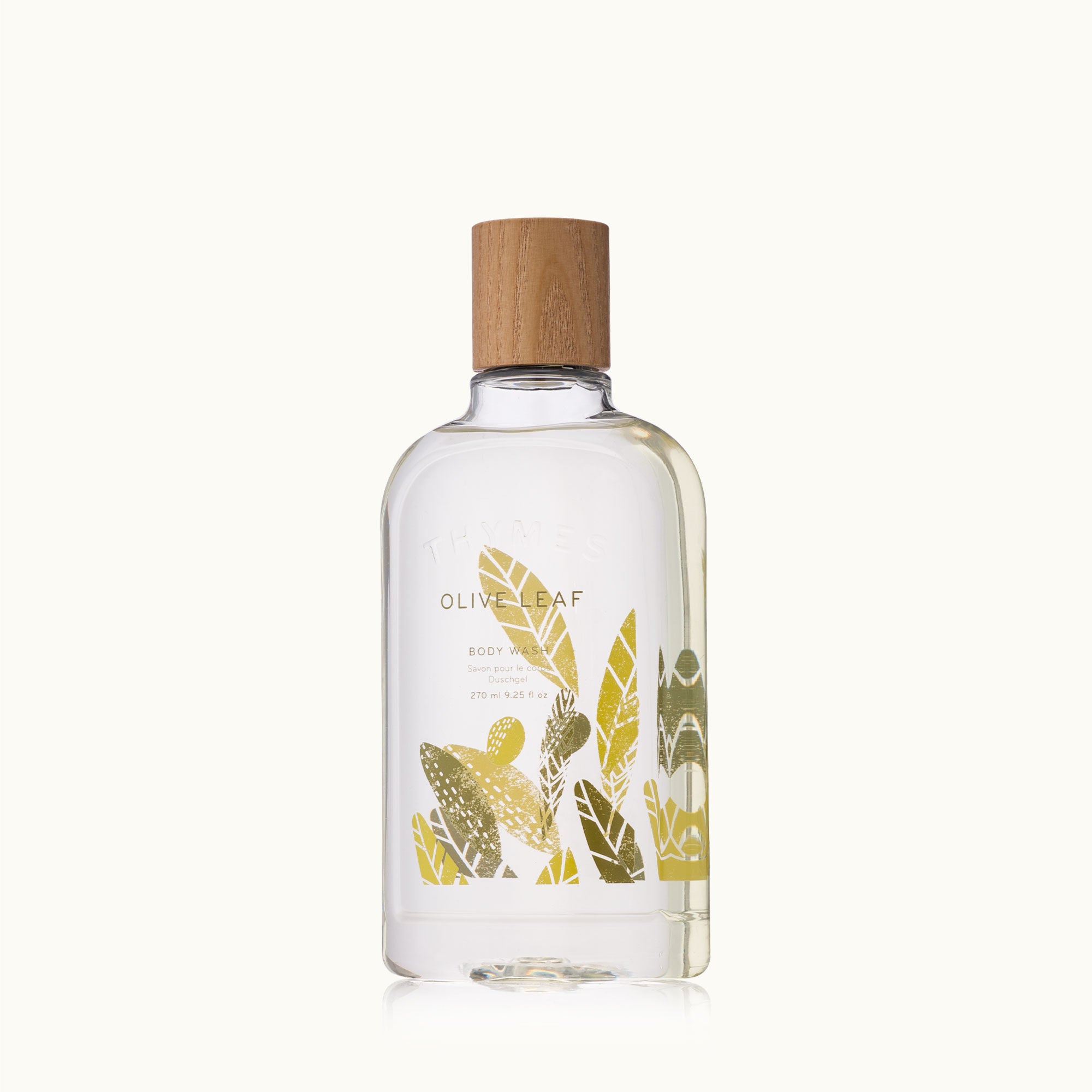 Thymes Olive Leaf Body Wash to Cleanse Skin