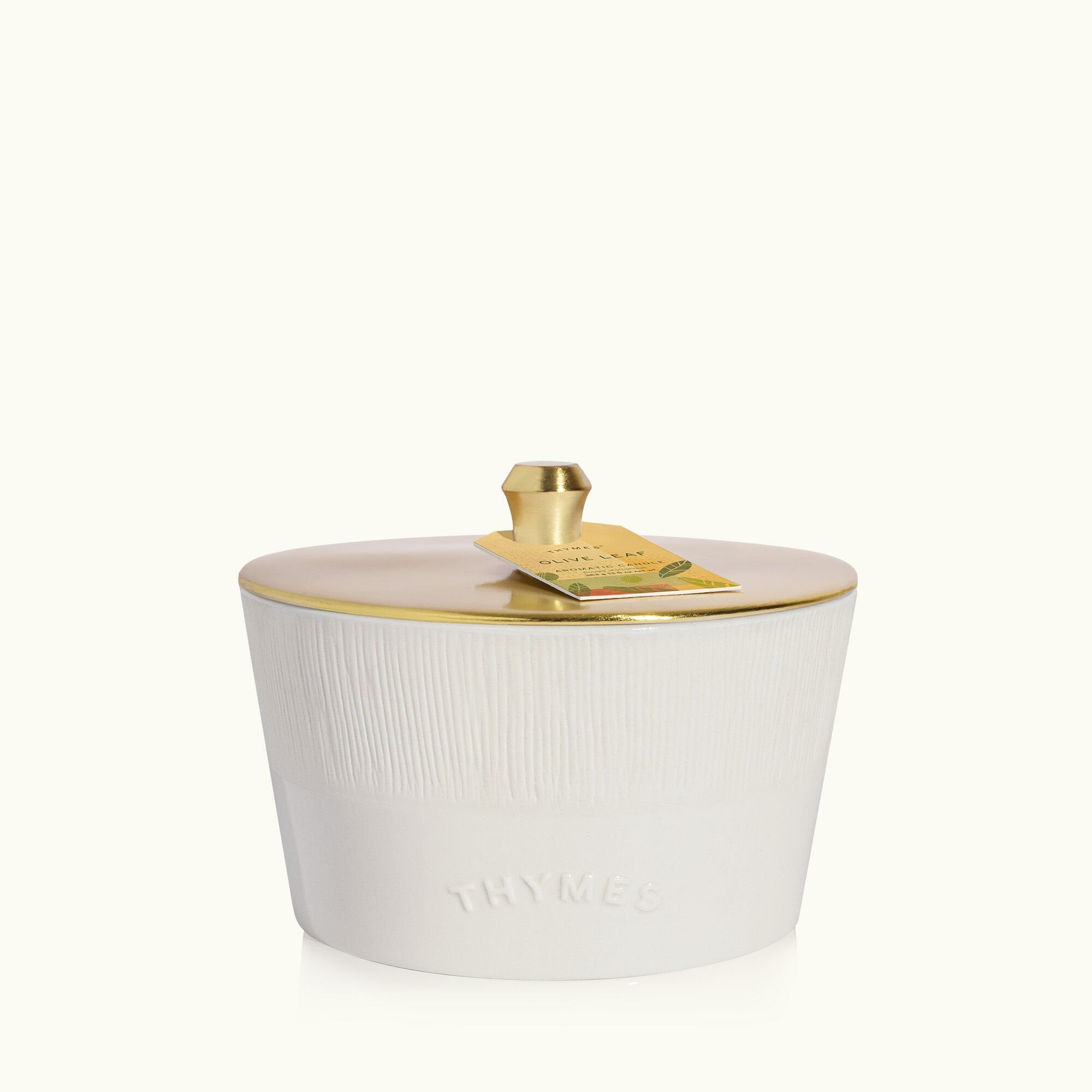 Thymes Olive Leaf 3-Wick Candle