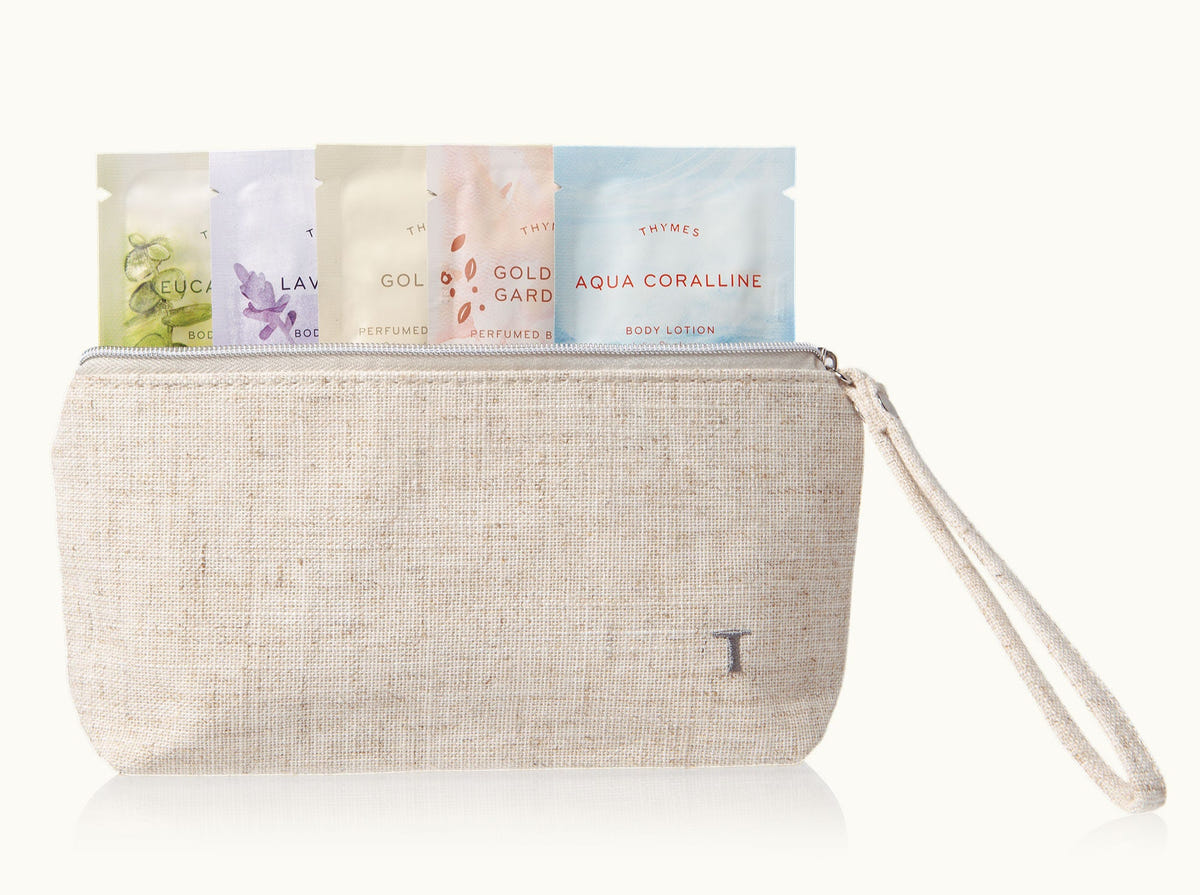 Thymes Sample Lotion Beauty Bag 