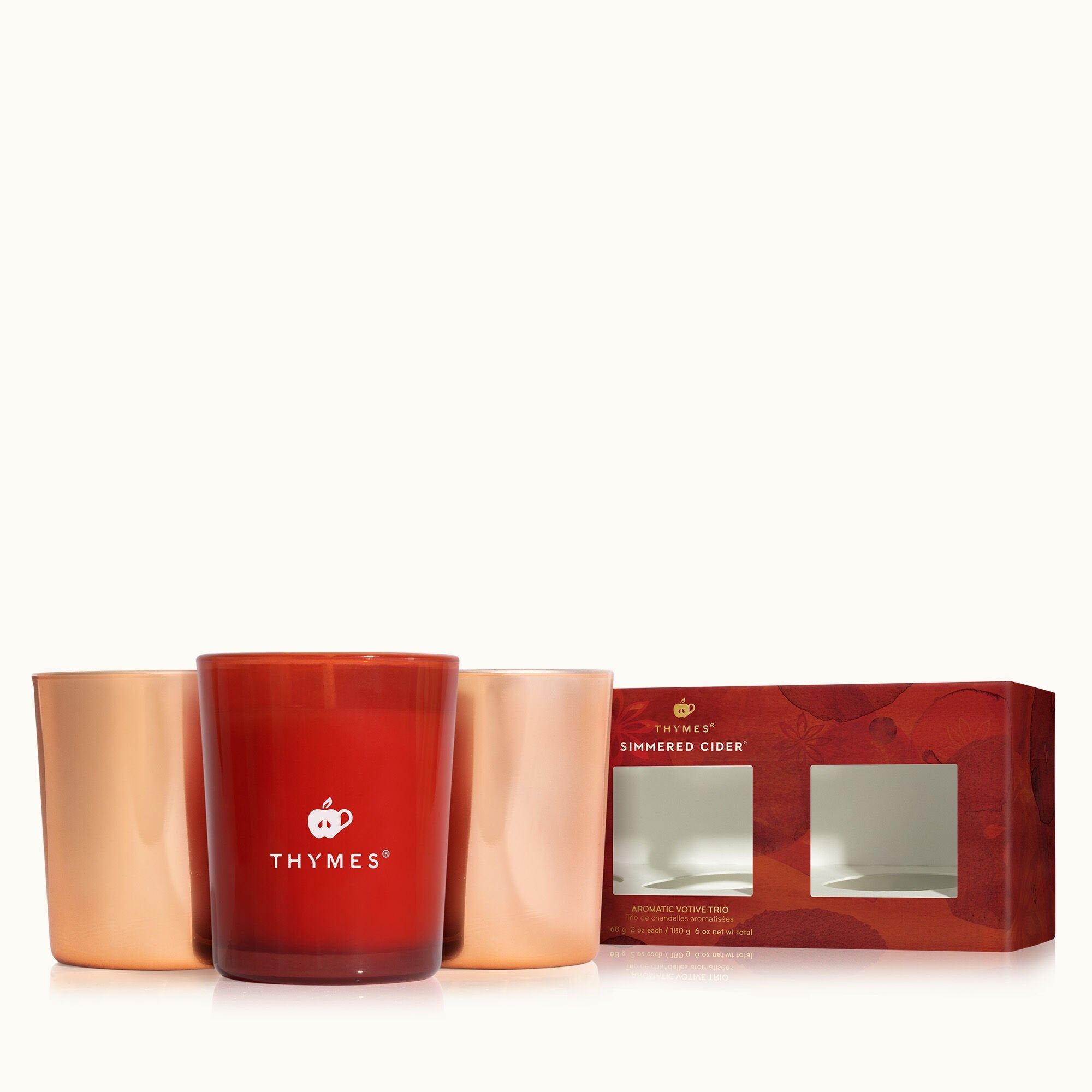 Simmered Cider Aromatic Votive Trio - Thumbnail 3