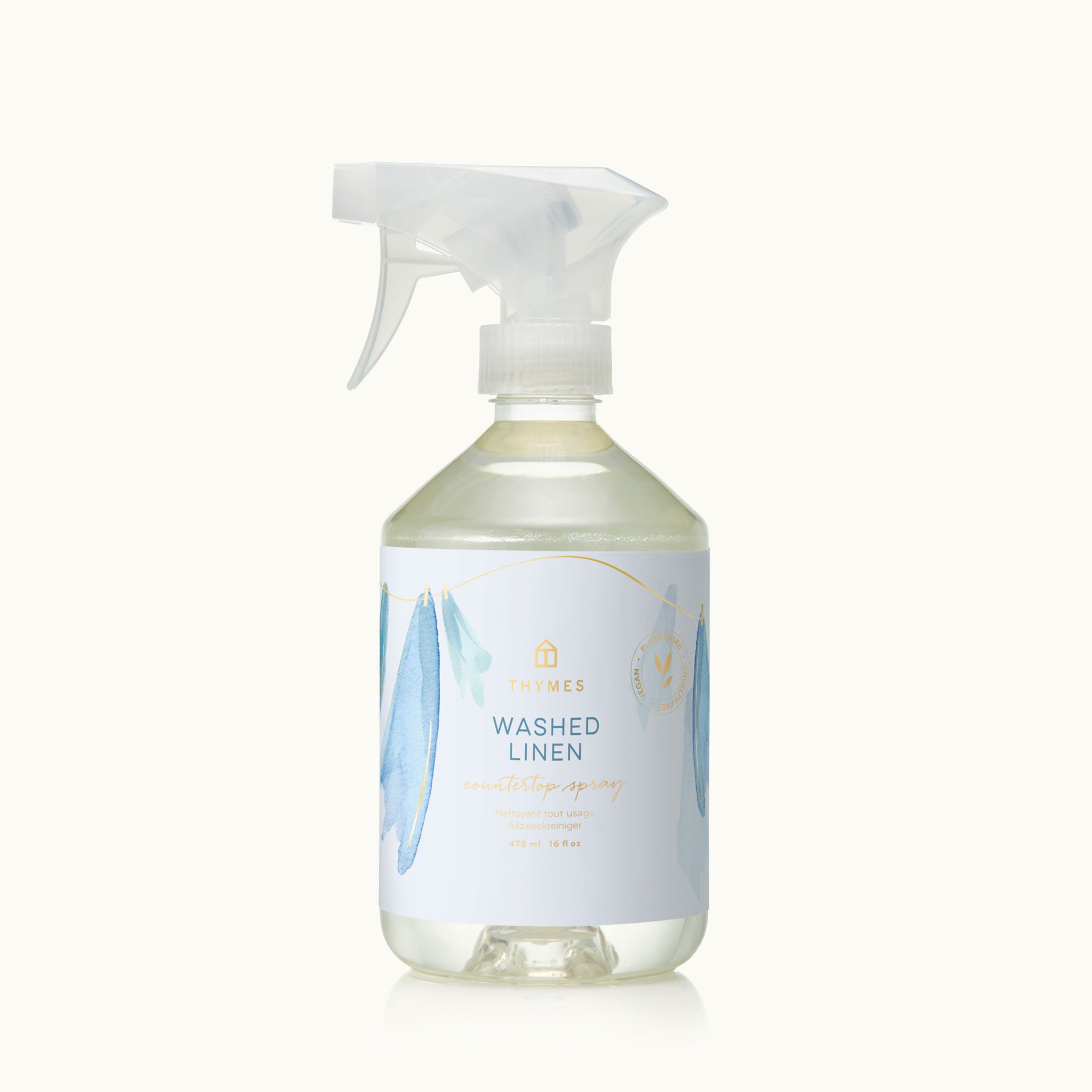 Thymes Washed Linen Countertop Spray for Cleaning Countertops