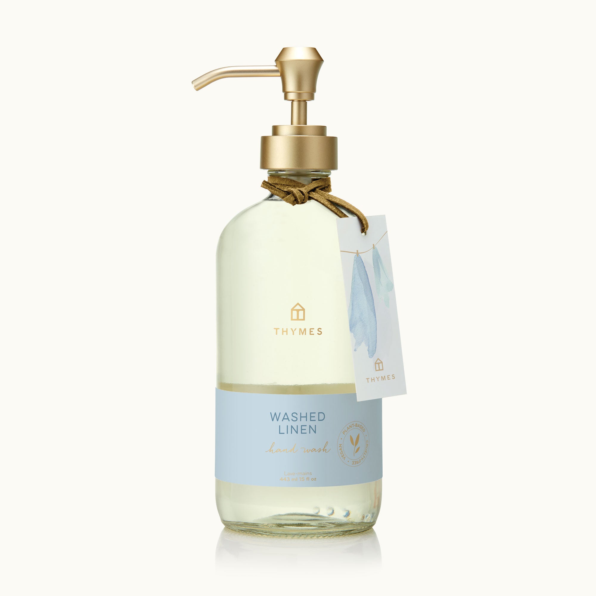 Thymes Washed Linen Large Hand Wash to Wash Away Germs and Dirt