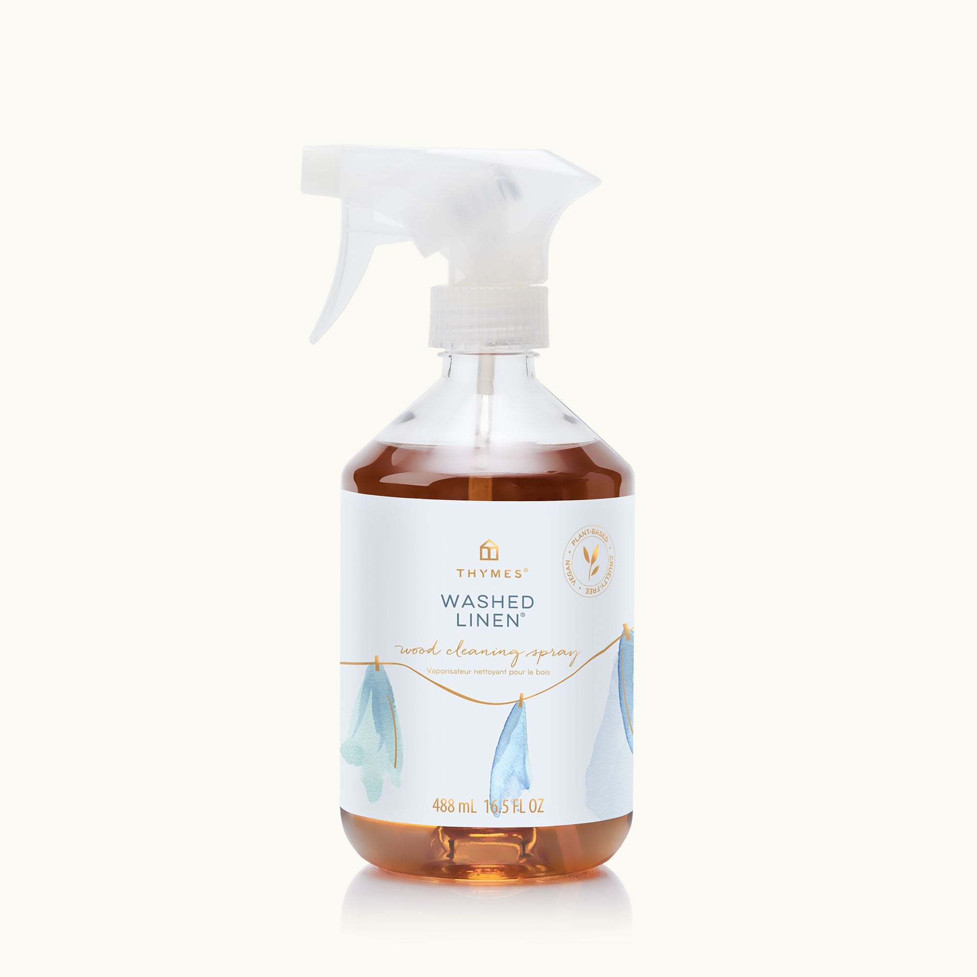 Washed Linen Wood Cleaning Spray is a fresh fragrance