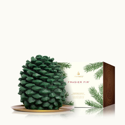 2021 best selling hot Thymes Frasier Fir Green Glass Candle Home & Beauty  on Deals olivia Store
